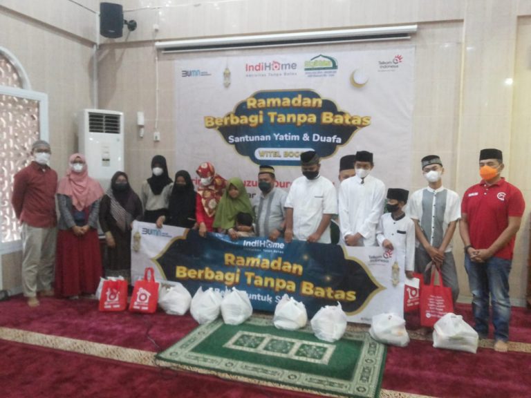 Telkom Bogor Berbagi Tanpa Batas dengan Anak Yatim dan Duafa