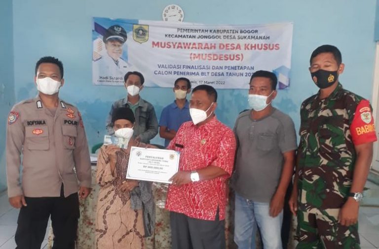 Hasil Verifikasi, Desa Sukamanah Salurkan BLT Kepada 121 KPM