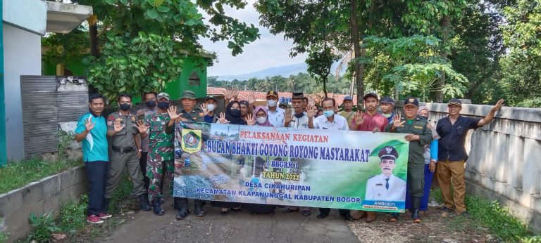 Kembalikan Kebersamaan, Pemdes Cikahuripan Gelar BBGRM