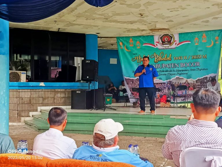 Pererat Silaturahmi, PWI Kabupaten Bogor Halal Bihalal
