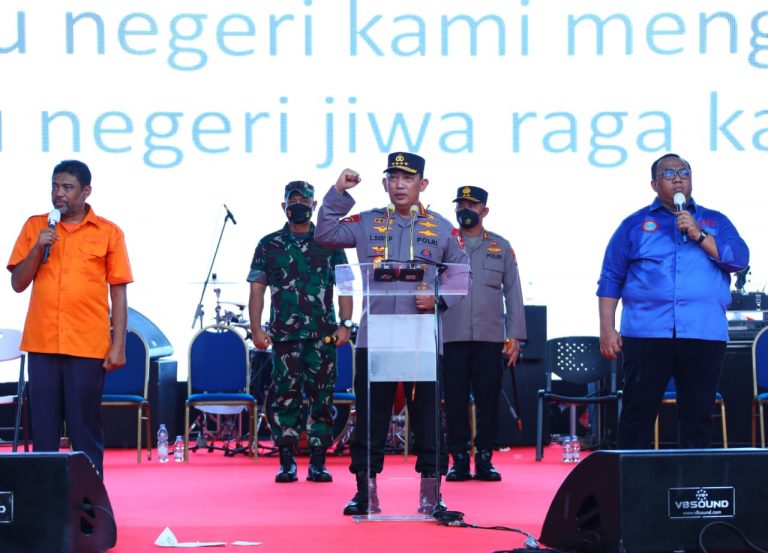 Pekik Perjuangan Buruh dari Kapolri Saat Puncak Peringatan May Day
