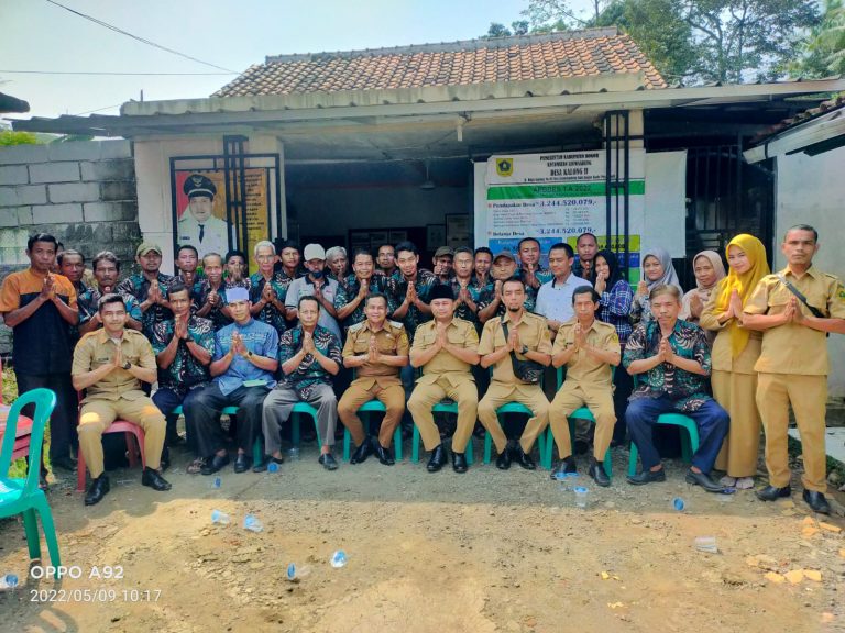 Perkuat Kebersamaan, Pemdes Kalong 2 Gelar Halal Bihalal
