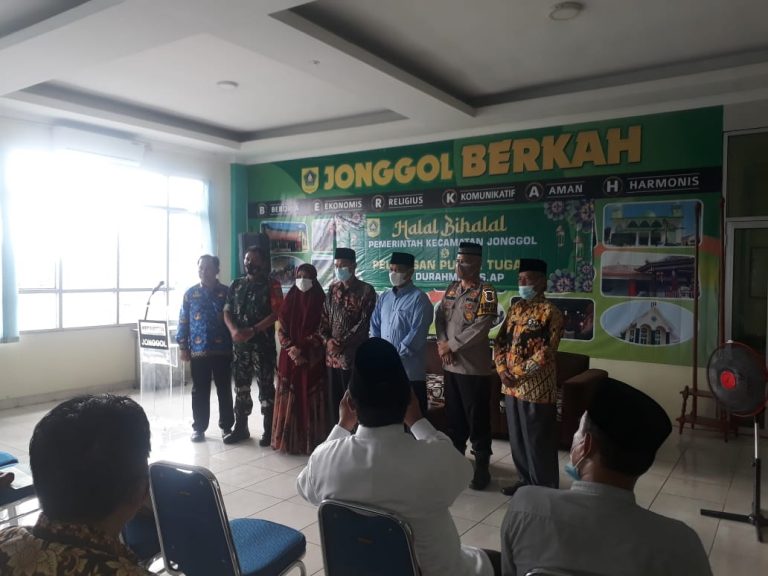 Camat Jonggol Gelar Halal Bihalal Sekaligus Lepas Sambut