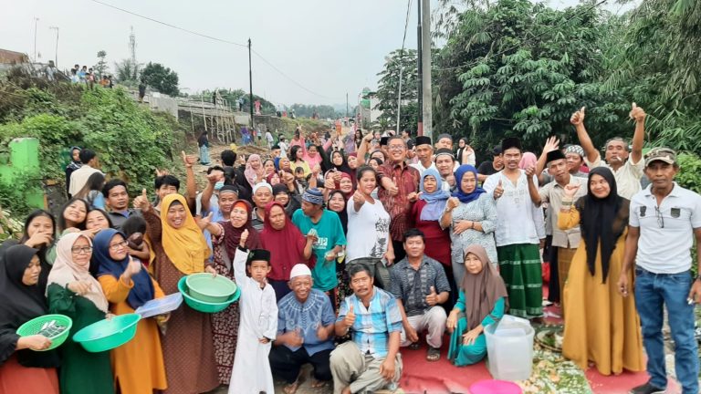 Diberi Akses Jalan, Warga Cipaku dan DID Syukuran