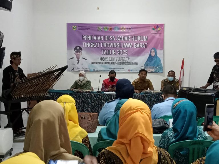 Desa Citeureup Dapat Bimbingan Sadar Hukum 
