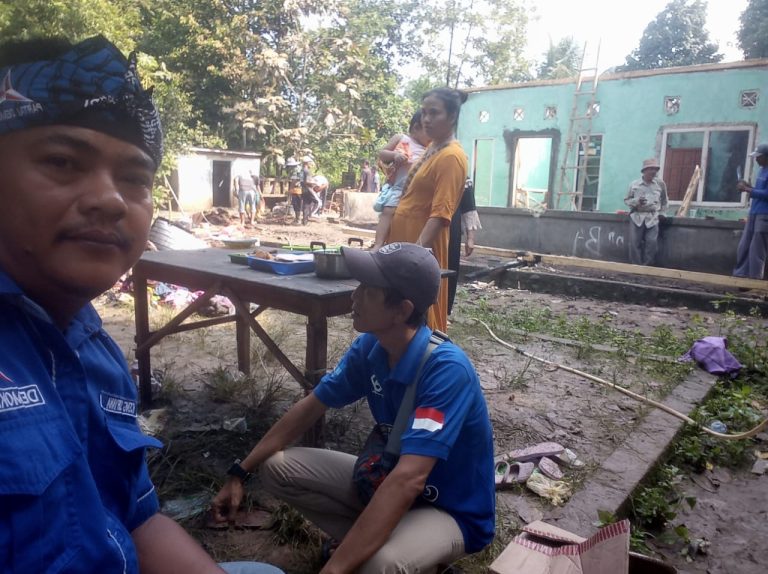 Peduli Korban Kebakaran, Pengurus Partai Demokrat Kabupaten Bogor Santuni Korban