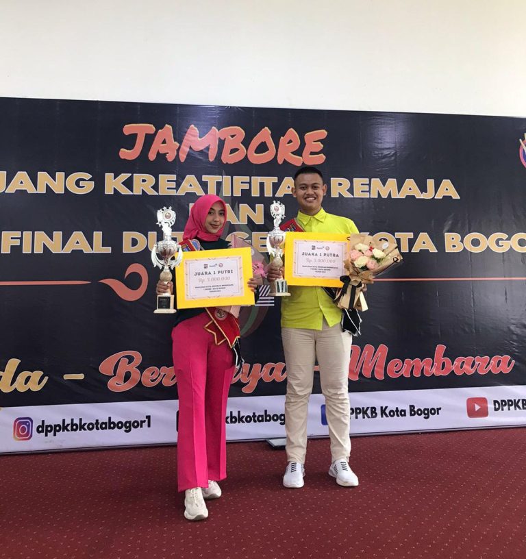 Fasha dan Annisa Sabet Juara Duta Genre Kota Bogor 2022
