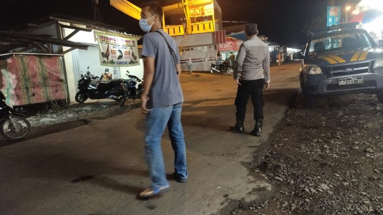 Beri Rasa Aman, Polsek Nanggung Patroli Malam