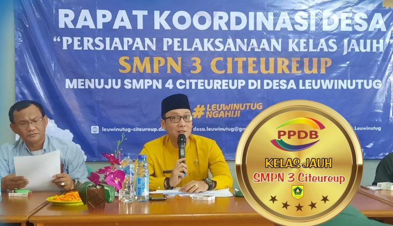 Setelah Berjuang Keras, Akhirnya Kelas Jauh SMPN 3 Citeureup Terwujud 