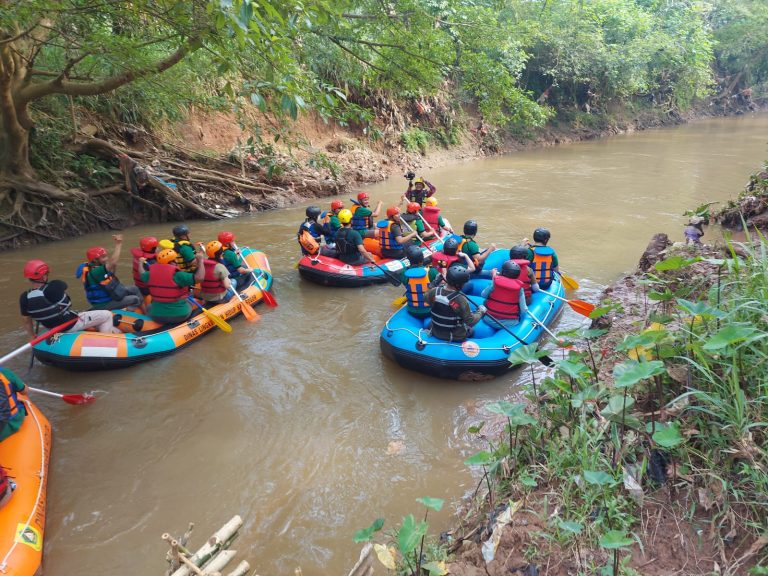 8 Perahu Karet Diturunkan Perindah Wisata Susur Sungai 
