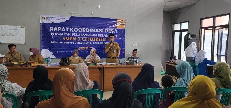 Kelas Jauh SMPN 3 Citeureup Mulai Gelar PPDB Perdana