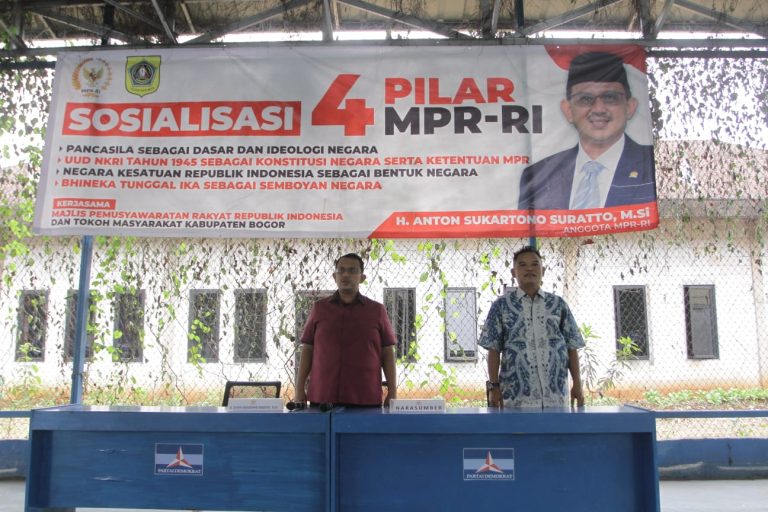 Anton Perkuat Wawasan Kebangsaan Ketua Ranting Partai Demokrat