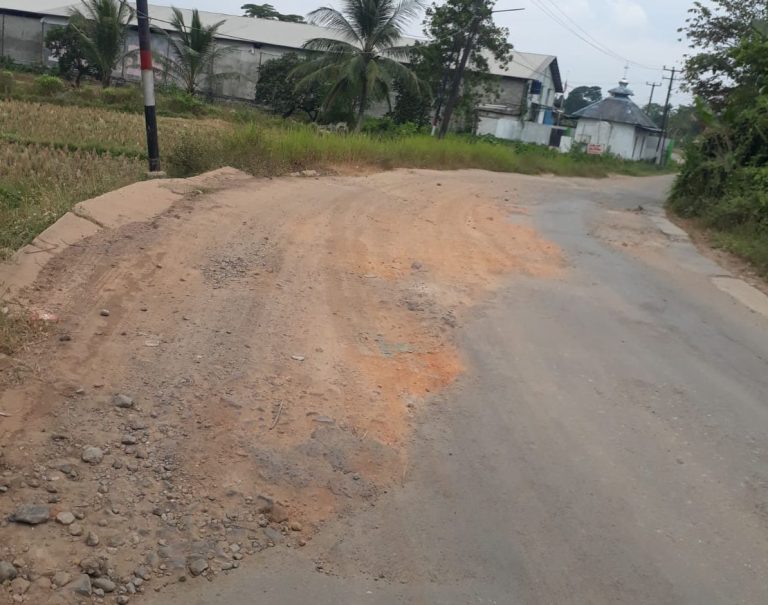Warga Mulai Kesal Jalan Loji -Cariu Rusak Parah 