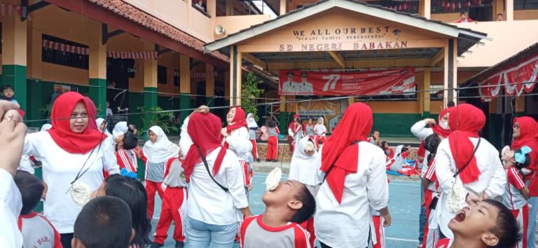 Tingkatkan Nasionalisme, SDN Babakan Bogor Rayakan Momen 17 Agustus dengan Lomba Tradisi HUT RI