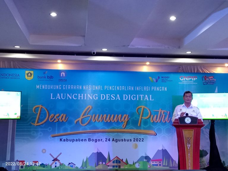BI Jabar Launching Desa Gunung Putri Jadi Desa Digital