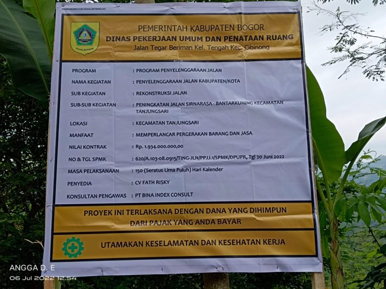 CV Fath Risky Keluar dari Spek Pekerjaan