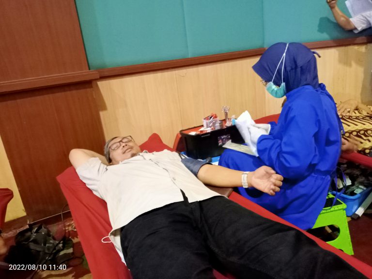 Achmad Fathoni Apresiasi Donor Darah PWI Kabupaten Bogor