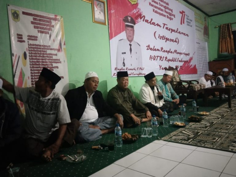 HUT RI ke-77, Desa Curugbitung Istighosah dan Doa Bersama