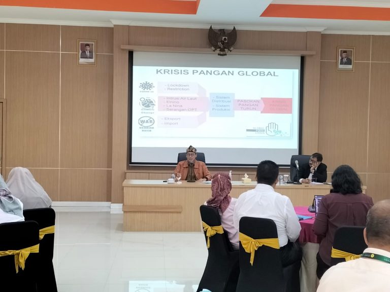 Kementan Ajak Para Pemimpin Antisipasi Krisis Pangan Global Dengan Tiga “Jurus Jitu”