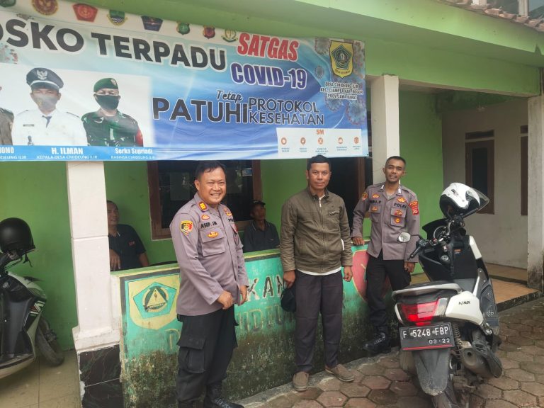 Cegah Tindak Kriminal, Jajaran Polsek Ciampea Rutin Patroli