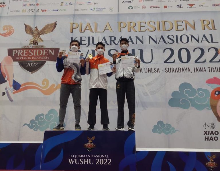 Atlet Wushu Kabupaten Bogor Sabet Tiga Medali