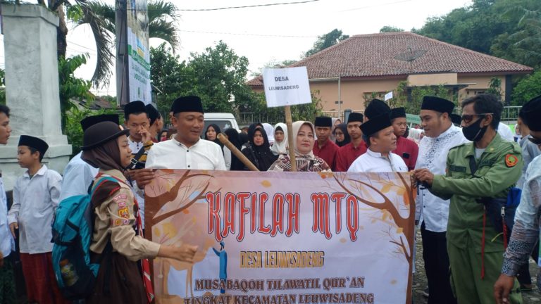 Pemdes Leuwisadeng Semarakan MTQ Tingkat Kecamatan