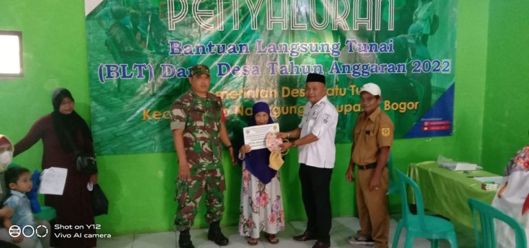Desa Batutulis Salurkan BLT DD untuk 146 KPM