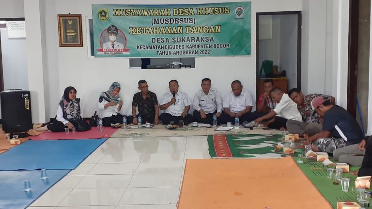 Desa Sukaraksa Prioritaskan Ketahanan Pangan