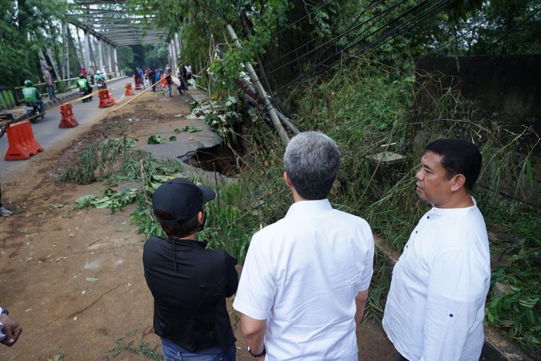 Jembatan Jalan KH. TB. M. Falak Amblas, Pemkot Bogor Segera Siapkan BTT
