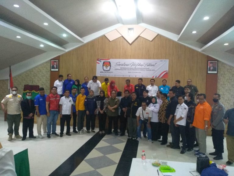 KPU Gelar Sosialisasi Verifikasi Faktual