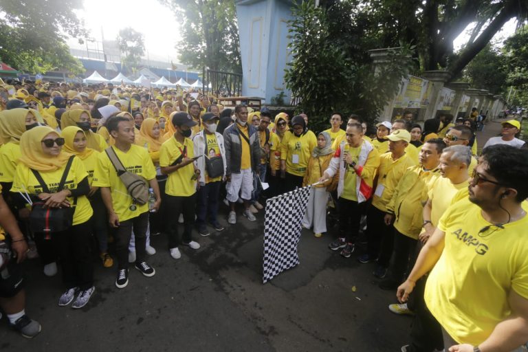 HUT Golkar, Ribuan Orang Ikuti Jalan Sehat
