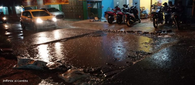 Tak Diselesaikan, Jalan Panyaungan Nanggung Hanya Dibongkar Bikin Berantakan