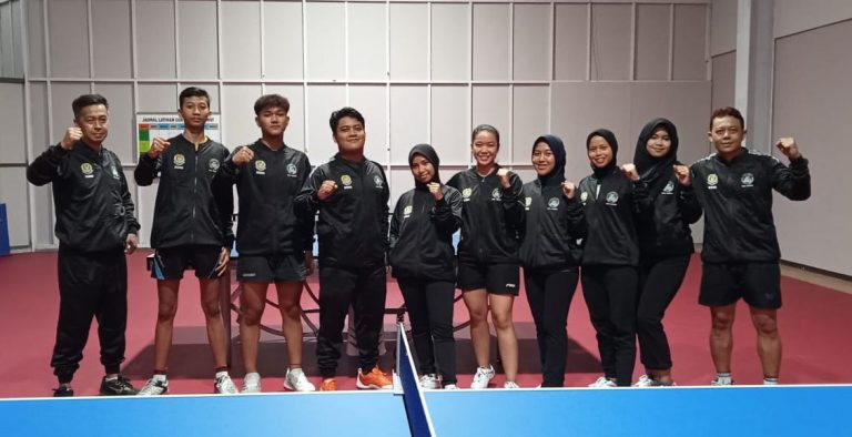 Tim Tenis Meja Akan All Out Wujudkan Target Tiga Emas
