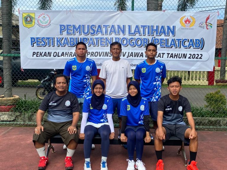 Tim Soft Tenis Kabupaten Bogor Optimis Ukir Sejarah di Porprov Jabar 2022
