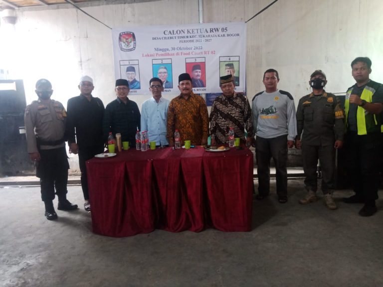 Andi S. Riyadi Terpilih Jadi Ketua RW 05 Desa Cilebut Timur