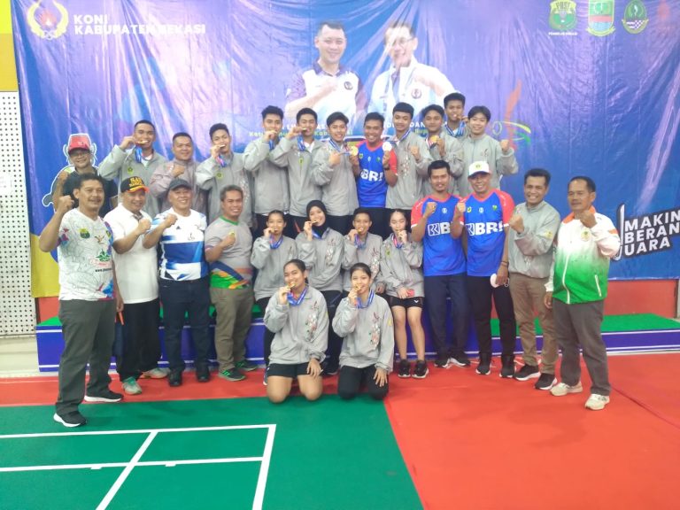 Kabupaten Bogor Sabet Dua Emas, Cabor Badminton Kawinkan Emas Beregu