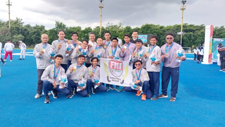 Perjuangan Tim Hockey Kabupaten Bogor Sudah Maksimal