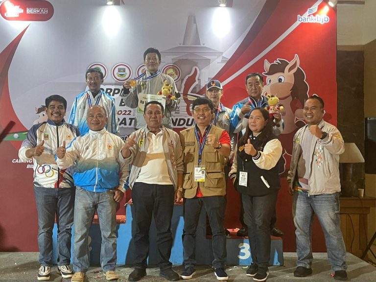 Tim Biliar Kabupaten Bogor PERKASA Sabet Tiga Emas dan Satu Perak