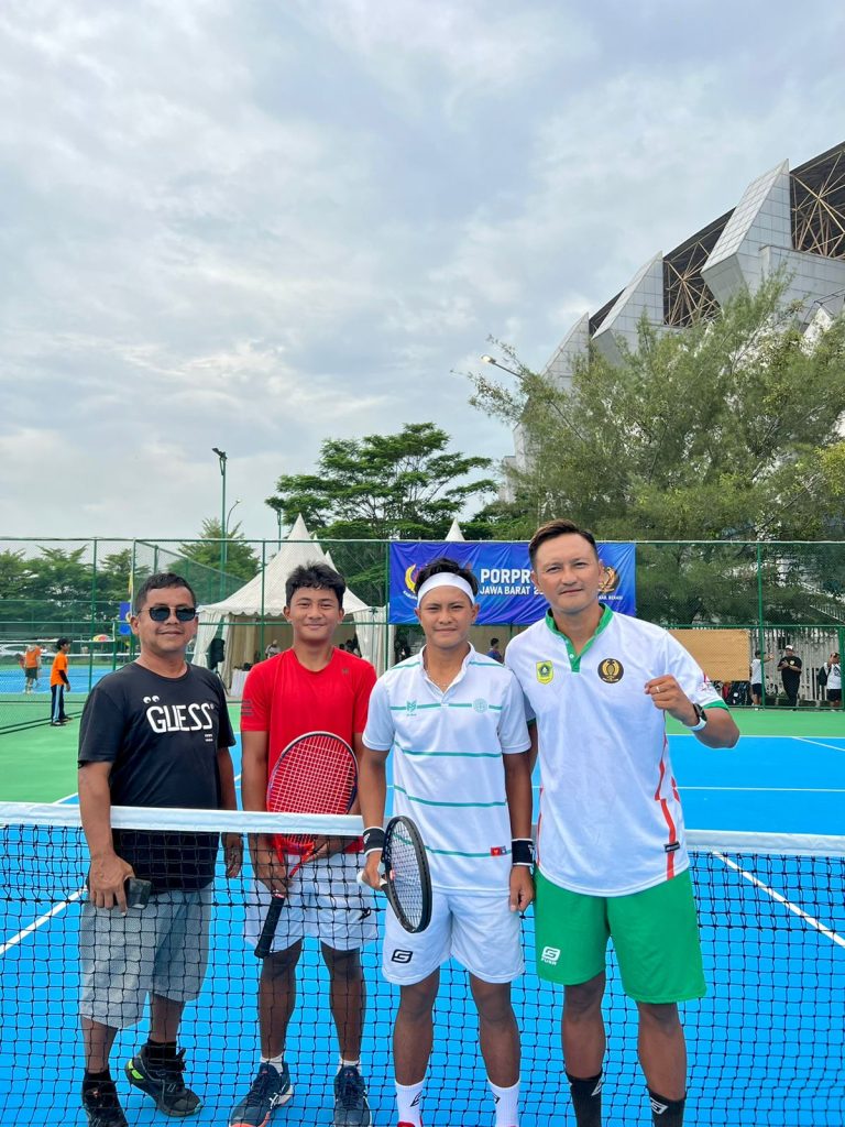 Tim Tenis Kabupaten Bogor Bertekad Kawinkan Emas Beregu Putra dan Putri