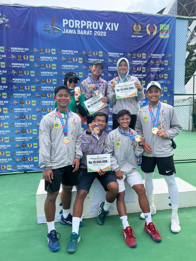 Tim Tenis Lapangan Kabupaten Bogor Cetak Hattrick