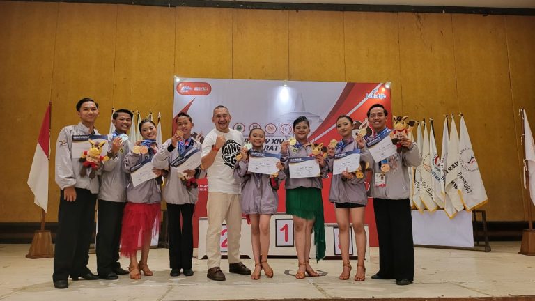 PERKASA Cabor Dansa Kabupaten Bogor Sabet 4 Emas dan Juara Umum Porprov 2022