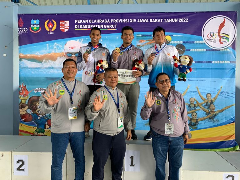 PERKASA Tim Renang Kabupaten Bogor Sudah Mendulang 15 Medali Emas