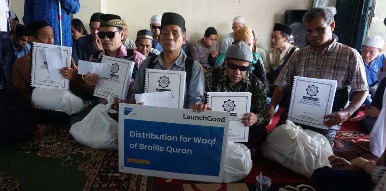 Filantra dan Launchgood Fasilitasi Tunanetra di Yayasan Mentari Hati Melalui Al Quran Braille