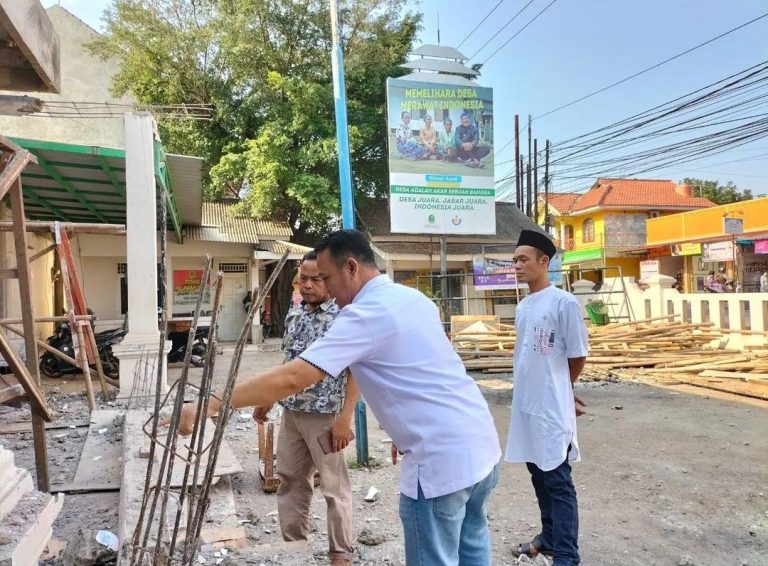 Pembangunan Kantor Desa Ciangsana Dilanjut, Udin Saputra: Insya Allah Akhir Tahun Selesai 