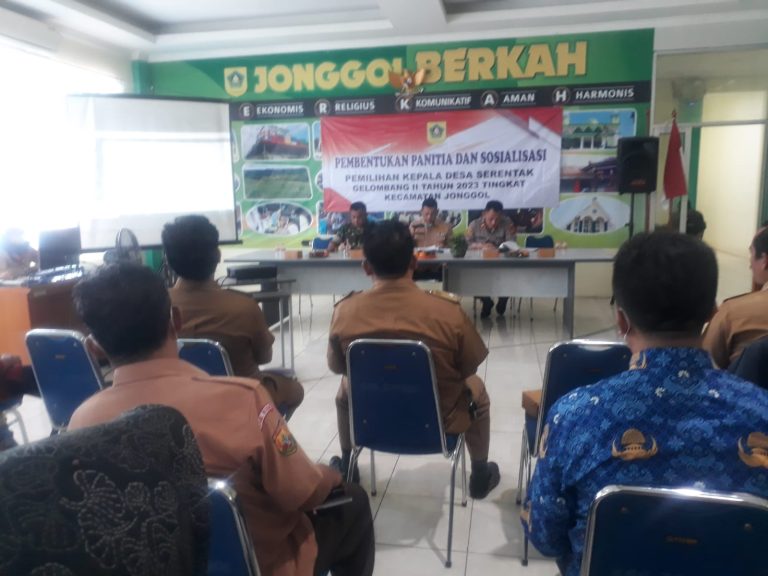 Pemcam Jonggol Gelar Sosialisasi Persiapan  Pilkades
