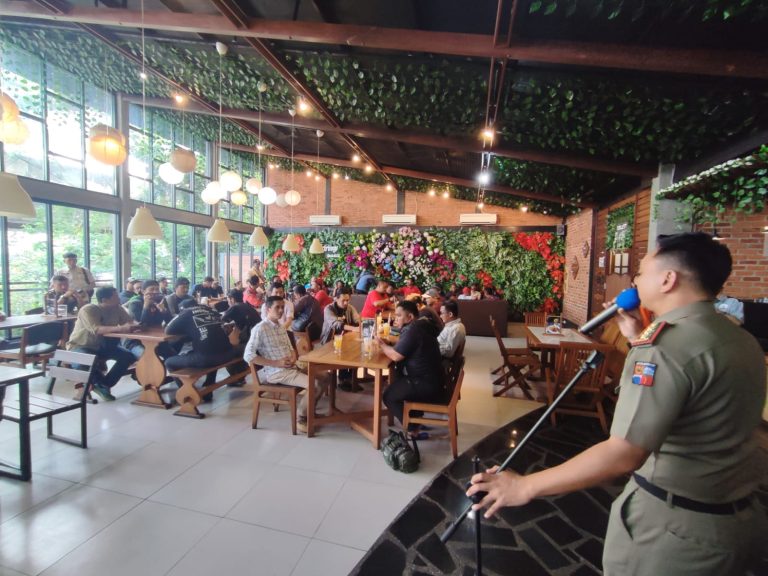 Jalin Sinergitas, Kasatpol PP Kota Bogor Ajak Diskusi Wartawan