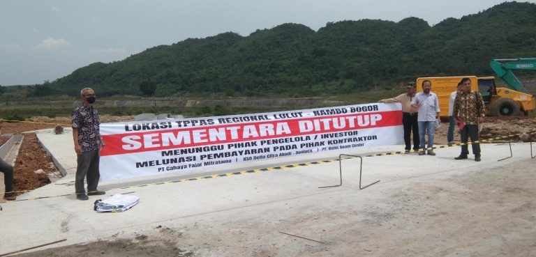 Nunggak 10 Miliar, Tiga Kontraktor Hentikan Sementara Pembangunan TPPAS Nambo