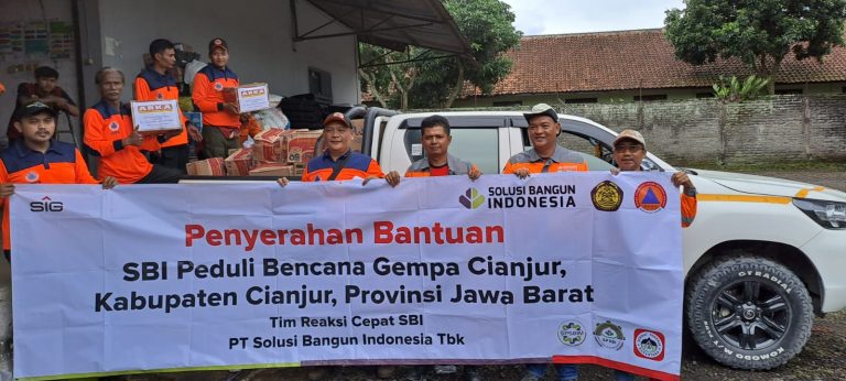 Bantu Penanganan Gempa Cianjur, Solusi Bangun Indonesia Pabrik Narogong Dapat Penghargaan dari Kementerian ESDM