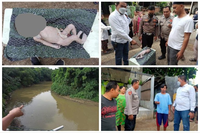 Ngeri, Jasad Bayi Laki-laki Ditemukan Mengapung di Sungai Cileungsi