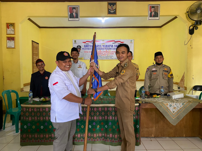 Katar Desa Sukadamai Dilantik, Apud Berharap Bisa Membentuk Pemuda yang Kreatif, Inovatif dan Membanggakan